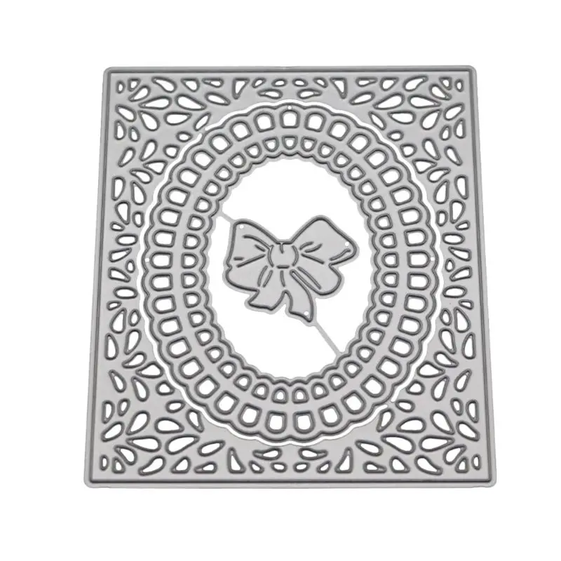 

Bow Frame Metal Cutting Dies Stencil DIY Scrapbooking Album Stamp Paper Card Embossing Crafts Decor