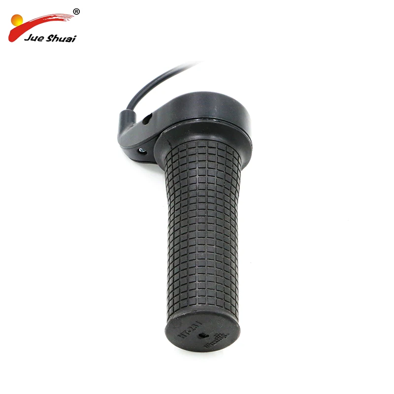 Flash Deal JS Electric Twist Grip Throttle Control Waterproof Connector Ebike Bicycle Twist Throttle Handlebar Cover Grips Cheap Throttle 4