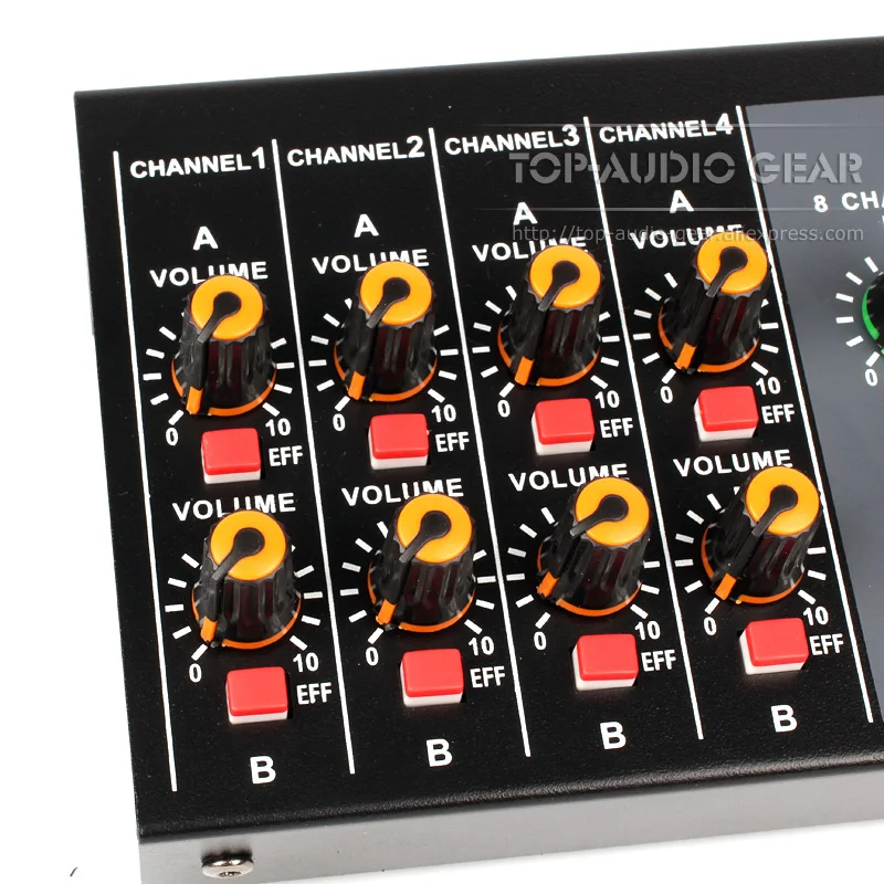 8 каналов моно 4 стерео аудио микшер звук настольный микрофон 6,3 3,5 мм AUX линия в концентраторе Combiner студия запись микшерный пульт
