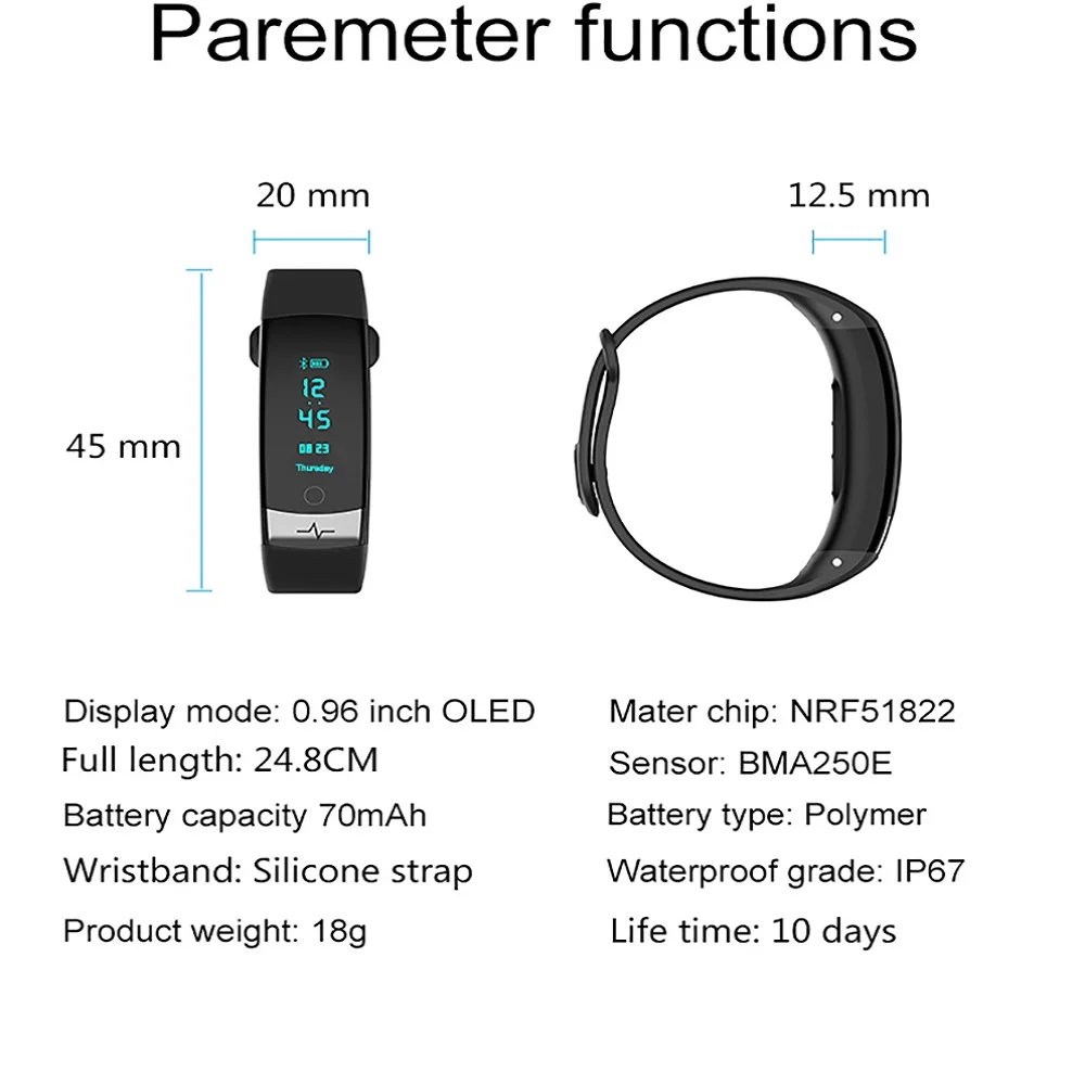 QS03 Смарт часы Android IOS для Apple Iphone женщин мужчин девушек сердечного ритма Bluetooth