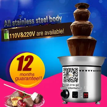 

chocolate fountain 4 layers chocolate machine 4 Layers stainless steel electric commercial chocolate fountain