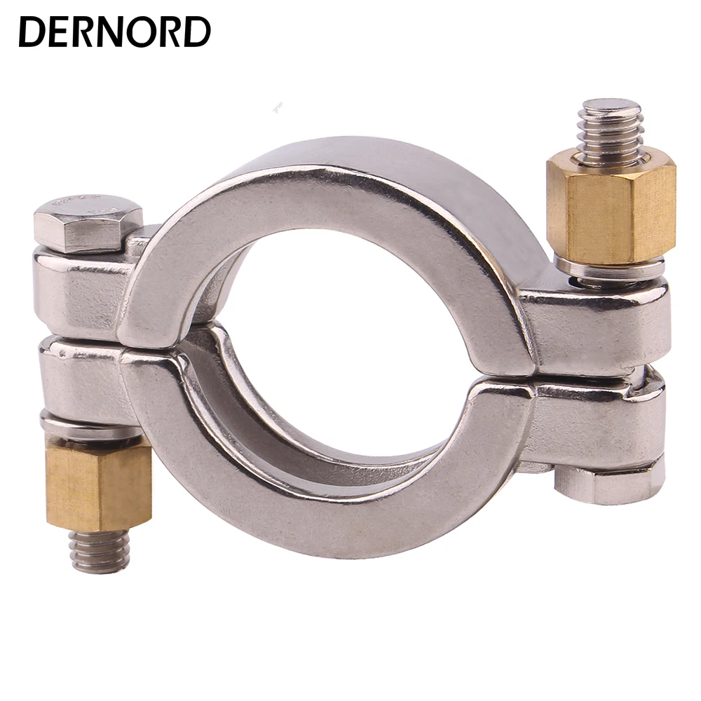 

Dernord 1.5'' Sanitary Tri Clover High Pressure Bolted Tri Clamp Clover Stainless Steel 304 for Home Brewing