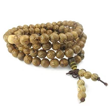 Ювелирные изделия мужской женский браслет, тибетский буддийский жемчуг Молитва Мала ожерелье, дерево