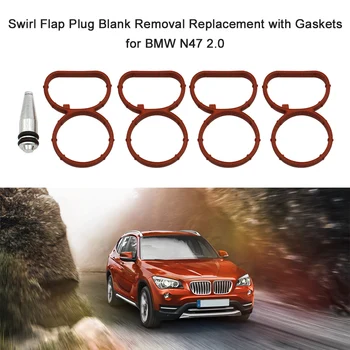 

Swirl Flap Flaps Plug Blank Removal Replacement with Gaskets for BMW N47 2.0 Engine Repair Replacement Accessories Kit