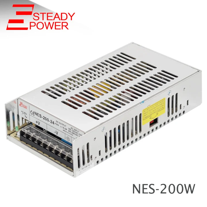 NES-200-12 200 Вт 12 В 17A SMPS светодиодный Питание 110VAC/220VAC к 12VDC источник питания |