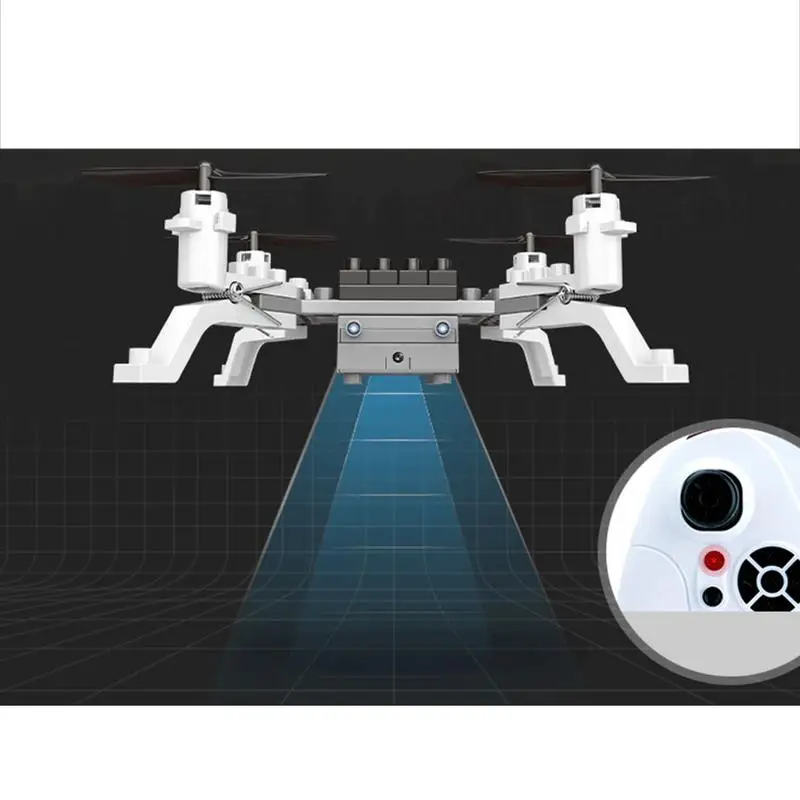 6-DIY-Science-Teaching-Clip-Aircraft-Remote-Control-Building-Block-Helicopter-Altitude-Hold-Wifi-Flying-Toy-For