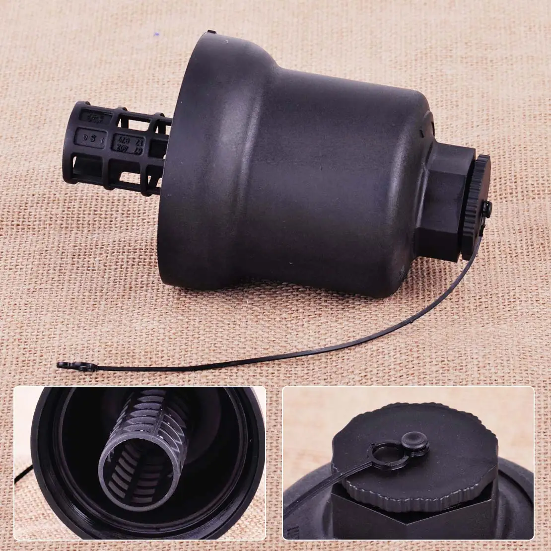 CITALL 06D115408B 917 049 Plastic Front Oil Filter Cap Housing Replaces