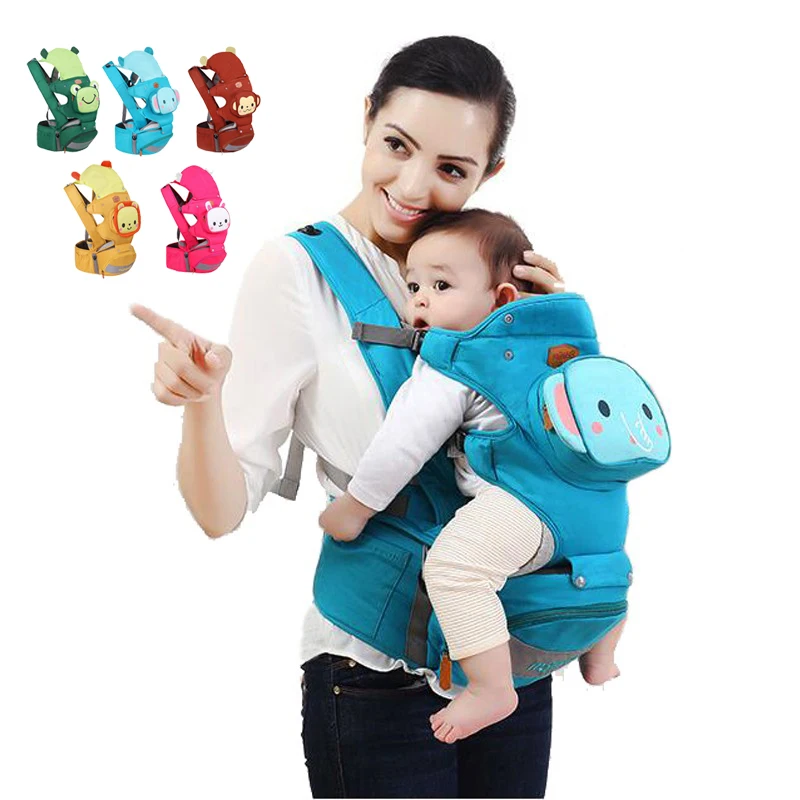 Высокое качество удобные Mambobaby хлопок животных младенческой рюкзак Малыш маленькая сумка Хипсит перевозки обёрточная бумага Слинг ребенок