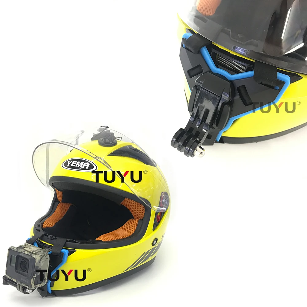 TUYU Motorcycle Helmet Chin Bracket Mount Adapter for Gopro Hero 7 6 5 4 SJCAM Xiaomi Yi EKEN suit for All Sports Action Camera-4