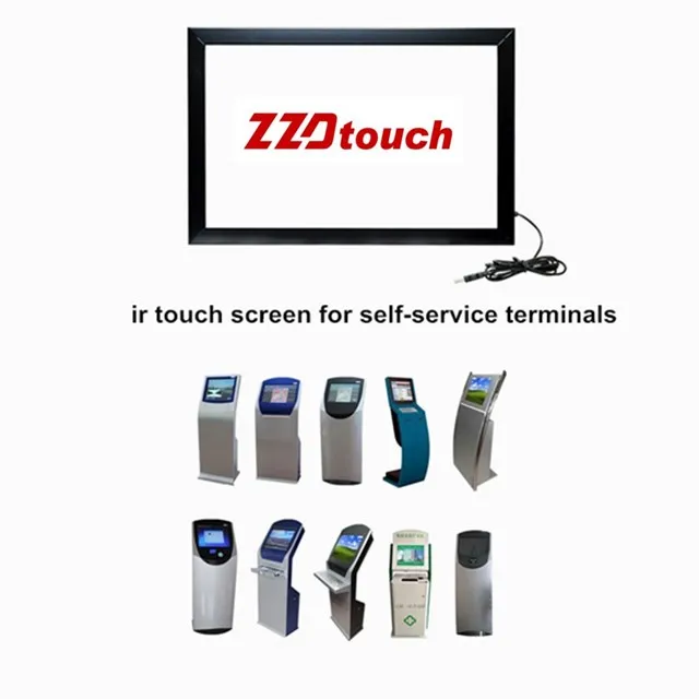 21,5 инфракрасный сенсорный Наложение ИК сенсорная панель комплект датчика для touch ascreen 1 2 4 точек
