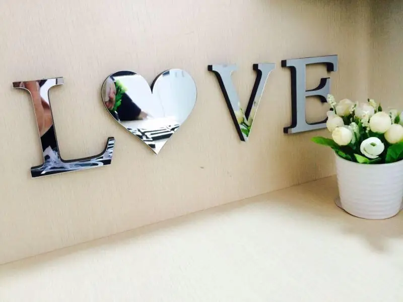 Love English Letter Wall Sticker Wooden Word Diy Letter Wall Make A Big Colorful Statement Piece With An Inexpensive Home Decor