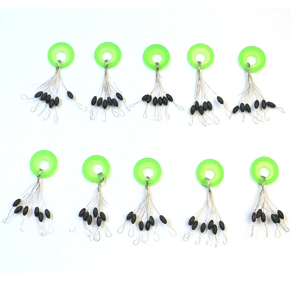 Cá KING 10 Cái/lốc 6 Trong 1 Size L Đen Cao Su Hình Bầu Dục Câu Bobber Thủy Phi Cơ Chặn Phao Dòng Vissen pesca Acesorios|bobber floater|fishing floatfishing bobber - AliExpress