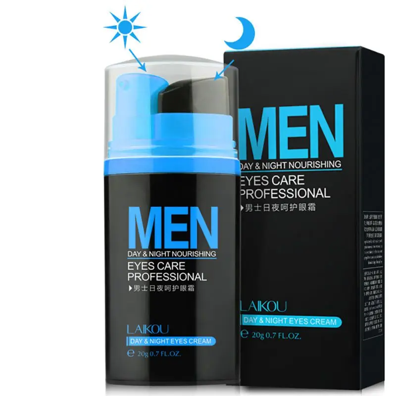 

20g Men's Day and Night Care Eye Cream Face Care Remove Black Eye Circle Puffiness Anti-wrinkle Eye Cream xgrj