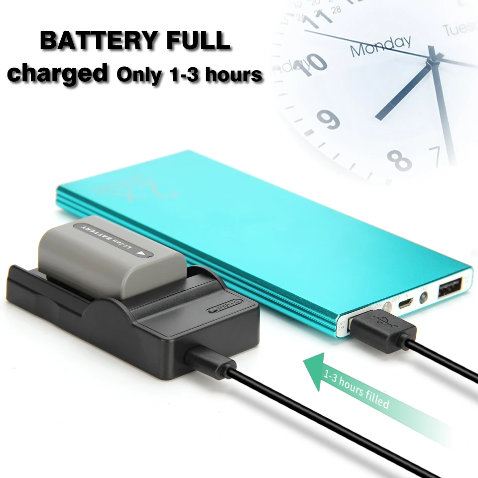 1 шт. аккумулятор и зарядное устройство USB для Sony|battery camera|fp50 batterynp fp50 battery |