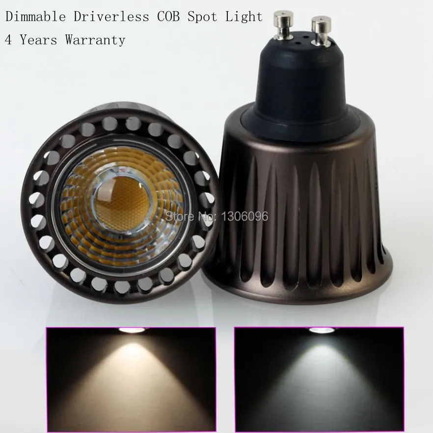 

5W 7W 9W Dimmable COB LED Bulb E27/ Gu10 LED Bulb Lamp spot light AC85v-265v warm white/Cold white dropshipping