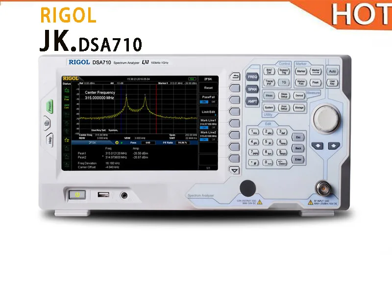 

hot New RIGOL Puyuan DSA710 Digital Spectrum Analyzer 1G Spectrum IF Analyzer