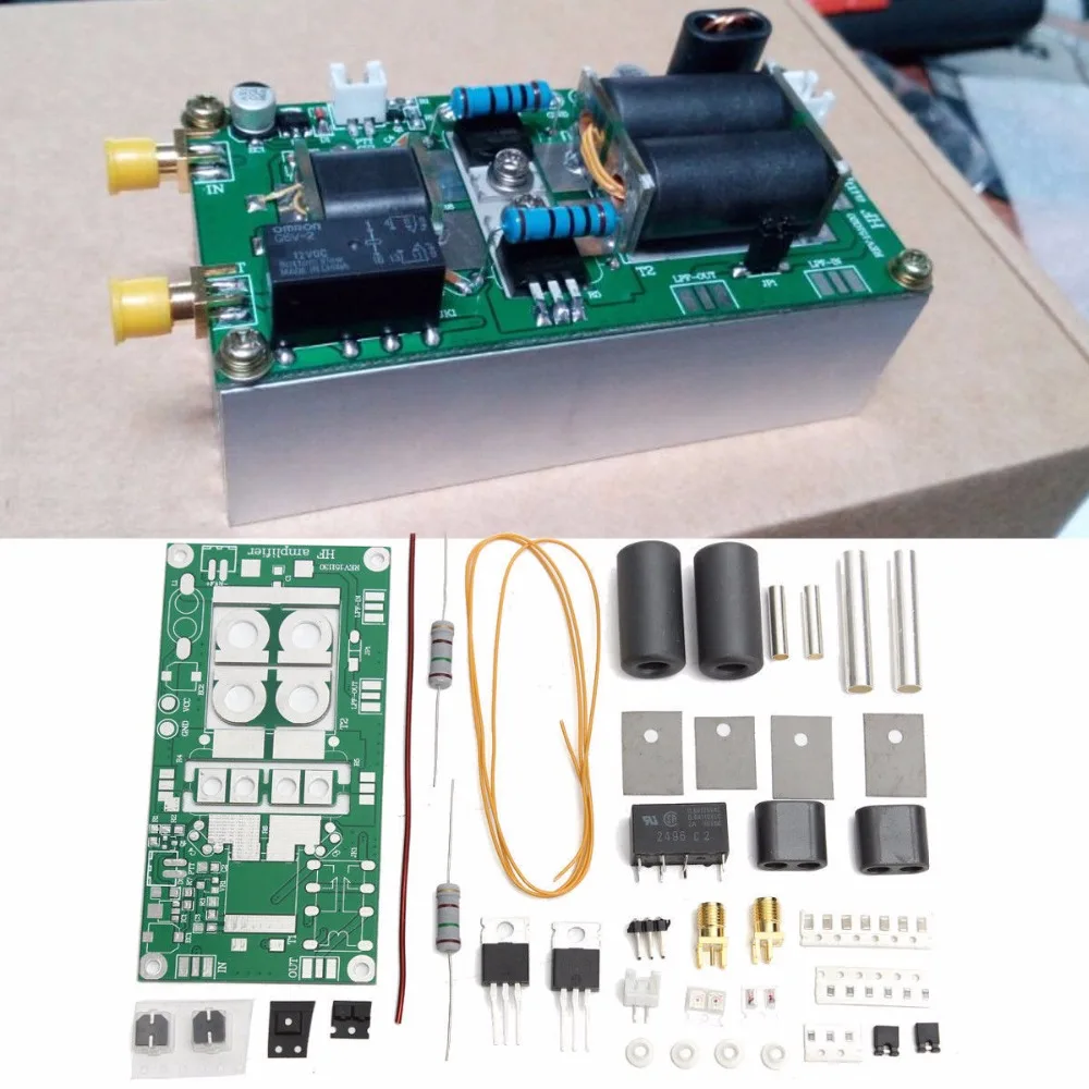 

2019 Latest DIY kits 70W SSB linear HF Power Amplifier For YAESU FT-817 KX3 FT-818 SMD Parts soldered