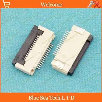 

50 pcs FPC/FFC connector cable socket 14 pin 0.5mm connector for LCD screen interface of DVD/GPS/MP3/PDA/Phone ect.ROHS