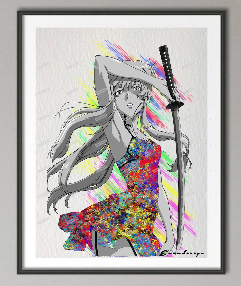 Aliexpress com Buy DIY Original watercolor Mirai Nikki 