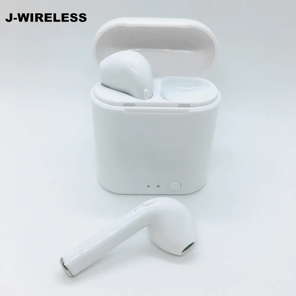 J Беспроводные Мини i7s TWS наушники с микрофоном беспроводные Bluetooth Близнецы без