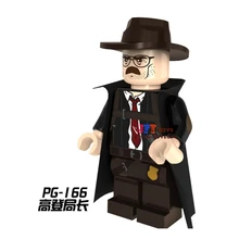 50 шт. супергероев комиссар горд фильм Бэтмен строительные блоки, блоки, друзья для подарка детей игрушки brinquedos menina