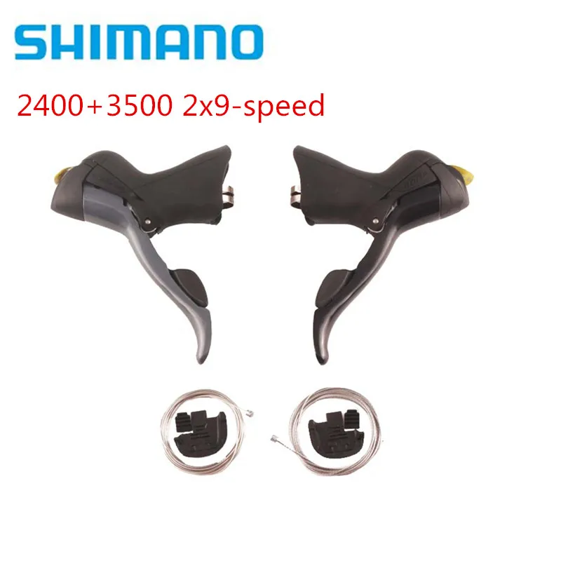 Shimano Claris 2400 Sora 3500 STi 2x9 speed STi-Road Left-Right двойные дорожные велосипедные рычаги 2400 3500 переключения передач