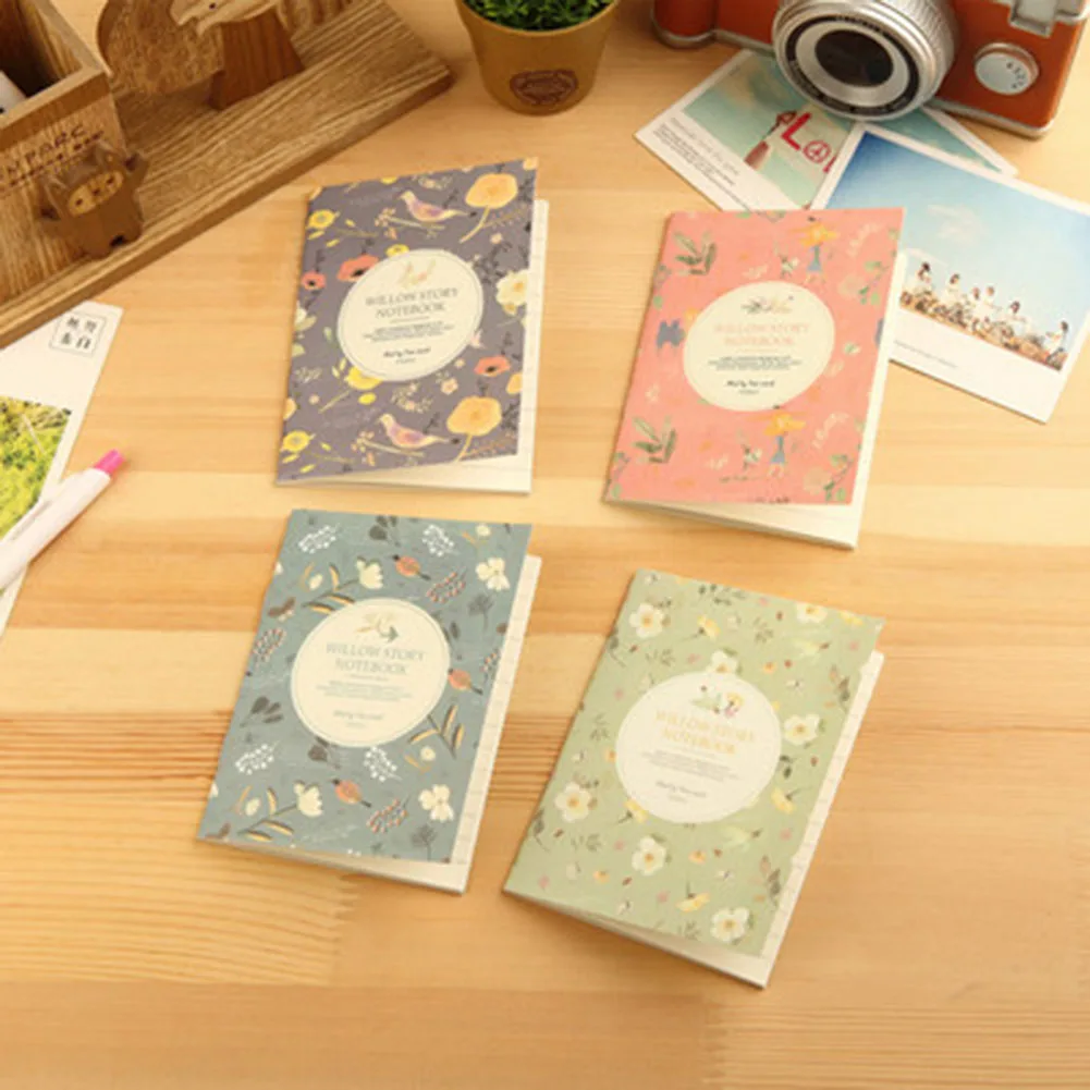 

1Pc Charm Novelty Notepads Style Vogue Kids Gifts flower Notebook Original Color Random Products