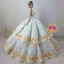 new arrvial baby girl christmas gift high quality limited collection elegant dress for barbie doll