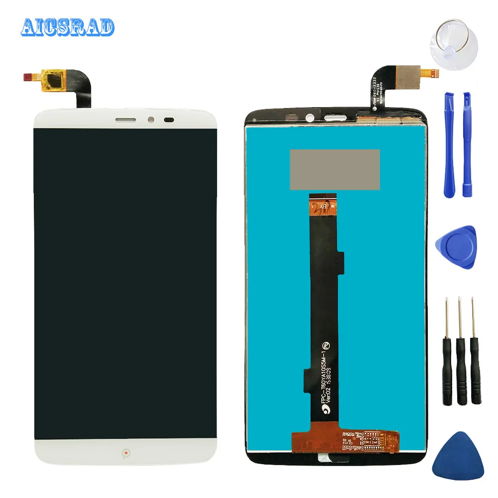 

AICSRAD For Original PPTV KING 7/7S LCD Display +TP Touch Screen Digitizer Assembly 6.0 inch 2560x1440P PPTV Phone LCD PP6000