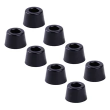 8pcs Speaker Cabinet Furniture Chair Table Box Conical Rubber Foot Pad Stand Shock Absorber 14*11*9mm Skid Resistance