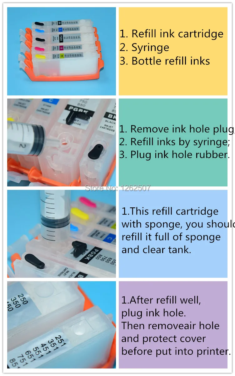 Canon refill ink manual