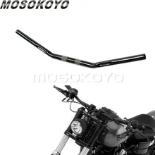 7/" стальной руль мотоцикла 22 мм рукоятки для Harley Sportster Dyna Touring Softail Кафе Racer