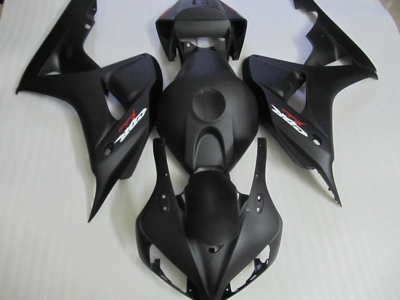 Инъекция 100% подходит для комплекта обтекателей Honda CBR1000RR 2006 2007 матовый черный