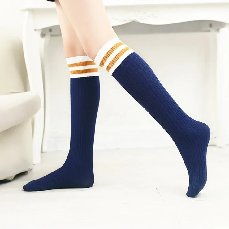 Aliexpress.com : Buy baby girls knee high socks kids striped children 2 ...