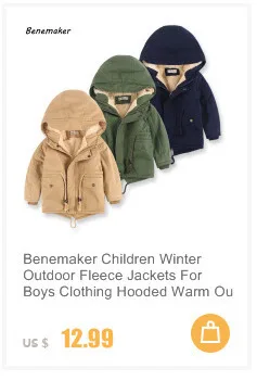 Benemaker/детский зимний флисовый жилет для мальчиков; теплый жилет с героями мультфильмов; детские пальто; одежда; плотные куртки без рукавов; JH141