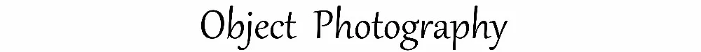 Object Photography