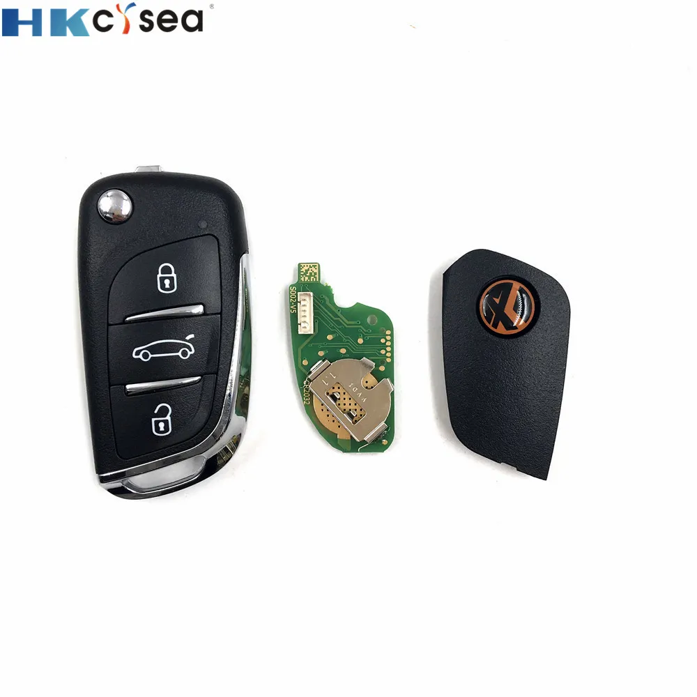 HKCYSEA 1 шт. 3 кнопки Xhorse VVDI2 Автомобильный ключ дистанционного управления Замена XKDS00EN Английская версия для VVDI ключ инструмент подходит для нескольких автомобилей