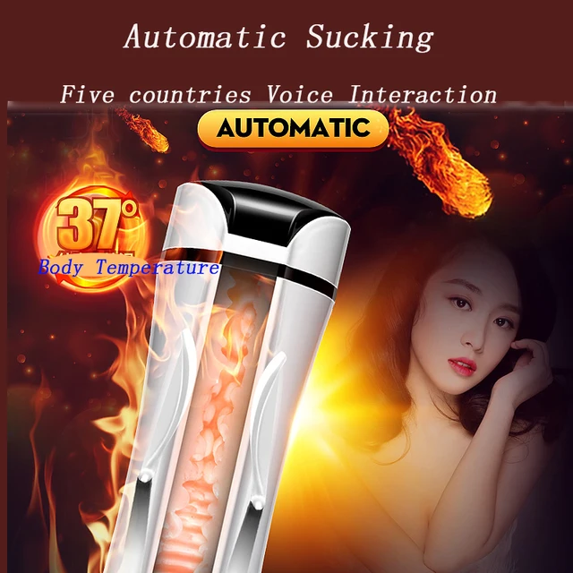 Artificial Vagina Male Hand Free Masturbator Cup Stroker Vibrat