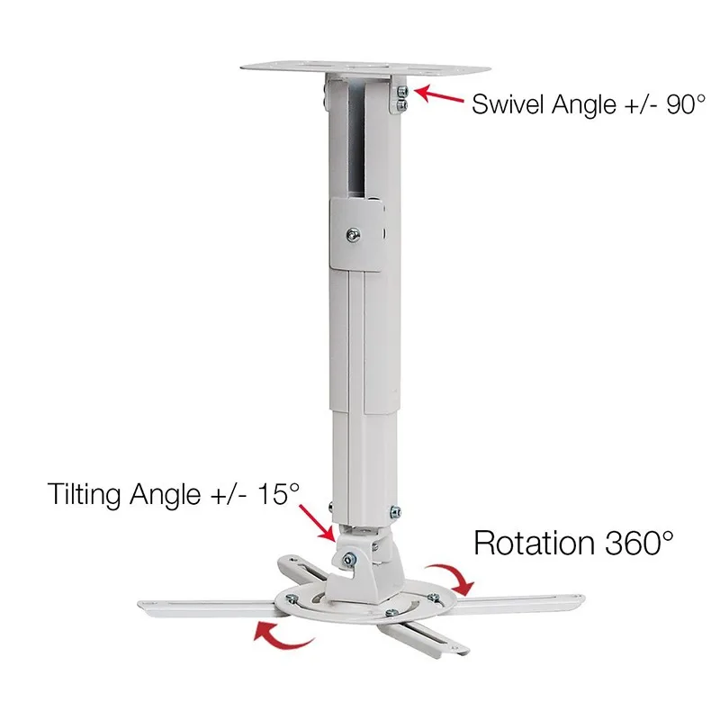 PMB305 универсальная Масштабируемая подставка для проектора регулируемый кронштейн для крепления проектора максимальная поддержка 8 кг вес