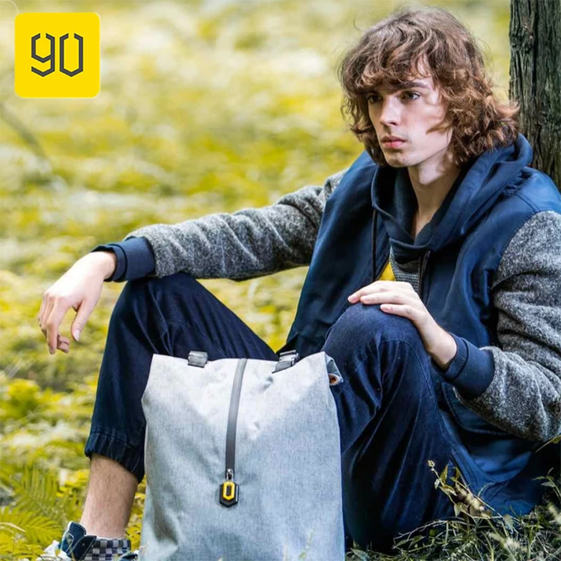 Xiaomi 90FUN Досуг Рюкзак водостойкий рюкзак для мужчин женщин кампус школьный сумка