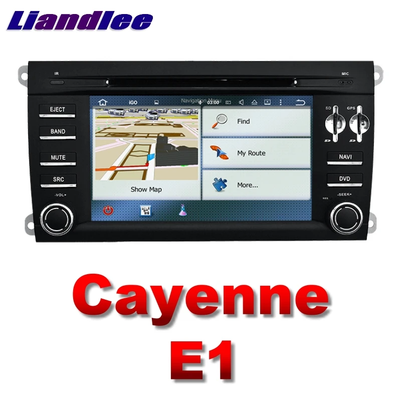 Top Liandlee Car Multimedia Player NAVI For Porsche Cayenne E1 2002~2010 Car Touch Screen System Radio TV DVD Stereo GPS Navigation 4