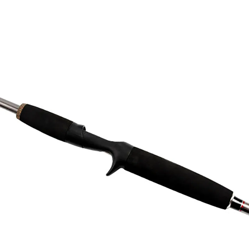Крепкая настраиваемая рыболовная удочка 1,8 м/2,1 М с ручкой для ловли рыбы - Цвет: Черный