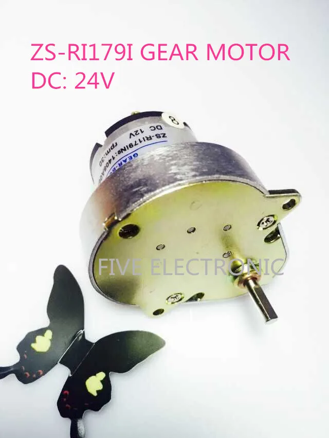 

24V ZS-RI179I Gear Motor. ZS-RI DC MOTOR use for Medical equipment/Safe/Counter/searchlight/DIY MODELS
