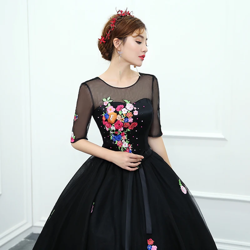 Роскошное маскарадное Сетчатое платье с кристаллами для милых 16, сексуальное черное платье, Vestidos De 15 Anos, элегантные бальные платья, бальные платья, коллекция года