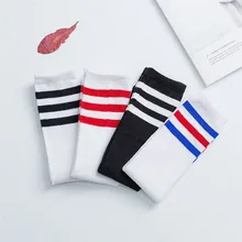 Новые мужские/женские 3 хлопчатобумажные носки в полоску ретро старая школа хип-хоп скейт длинные короткие носки хараюку