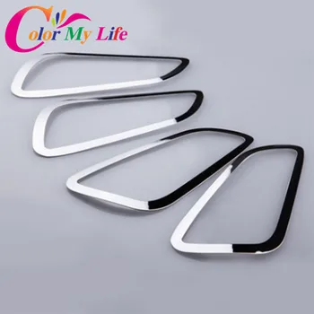 

Color My Life Stainless Steel Inner Door Handle Cover Trim Stickers for Ford New Focus 3 MK3 2012 2013 2014 2015 Accessories