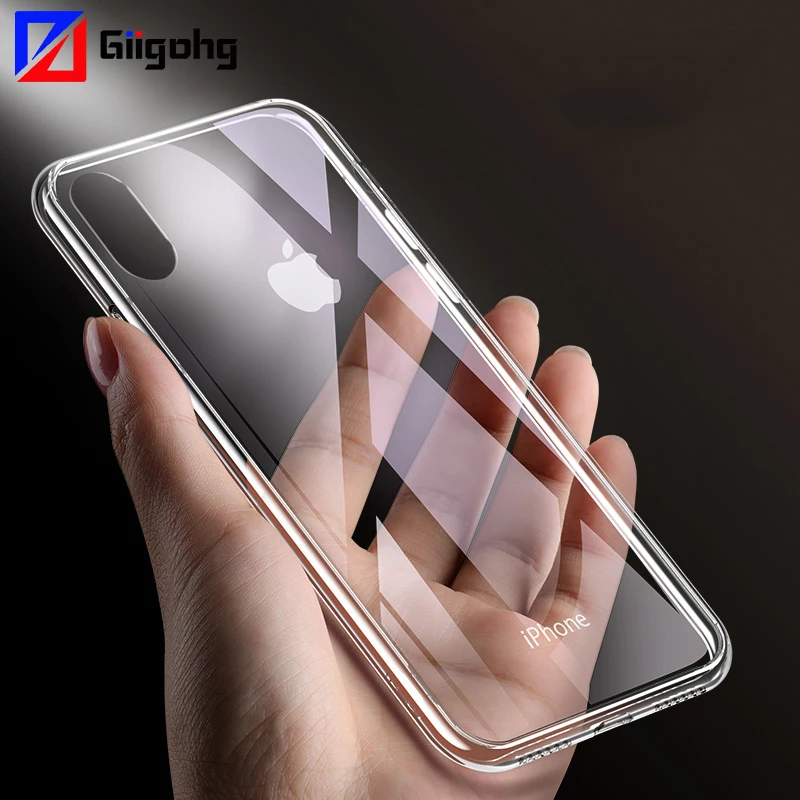 

Super Transparent Clear Soft Case for iphone 6 6s 5 5s 5C SE 7 8 Plus X 6Plus 6sPlus 7Plus 8Plus Silicone Shell Protective Cover