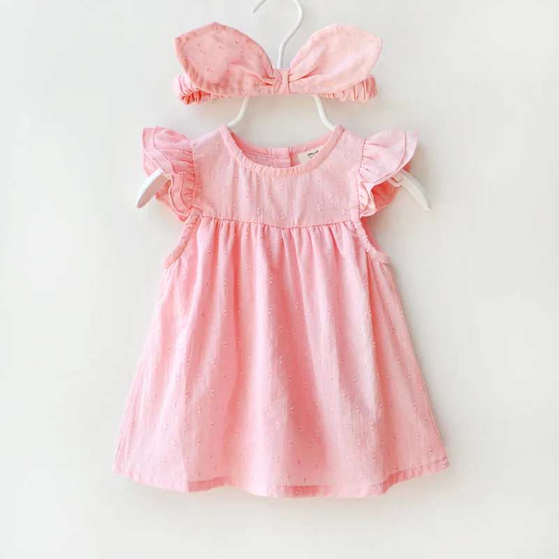 infantil bebe laço branco vestido de bebê