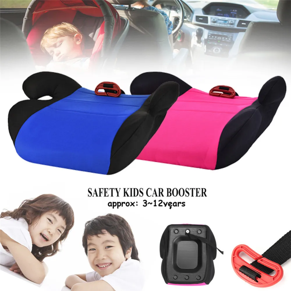 

Baby Seat Booster Safe Car Seat Booster Pad Pink/Blue Suitable For Children Kids Aged 3-12 Safe Riding Heightening Pad