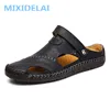 Summer Sandals Men Leather Classic Roman Sandals 2022 Slipper Outdoor Sneaker Beach Rubber Flip Flops Men Water Trekking Sandals ► Photo 2/6
